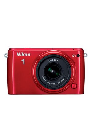 Nikon 1 J1 Two-Lens Wide Angle Kit  Red