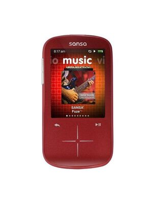 Sansa Fuze+ MP3 Player (Red) - 4GB